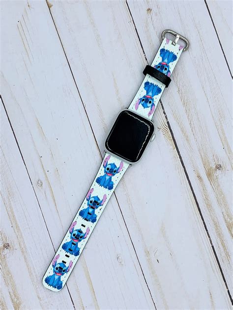 Stitch Disney Inspired Watch Band Made To Fit Apple Samsung Etsy