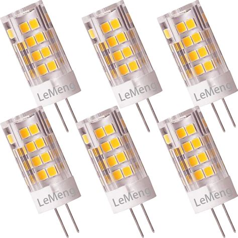 LEMENG G4 LED Bulb 3 5W 2700K Warm White Bi Pin T3 JC Type 12VAC DC 20