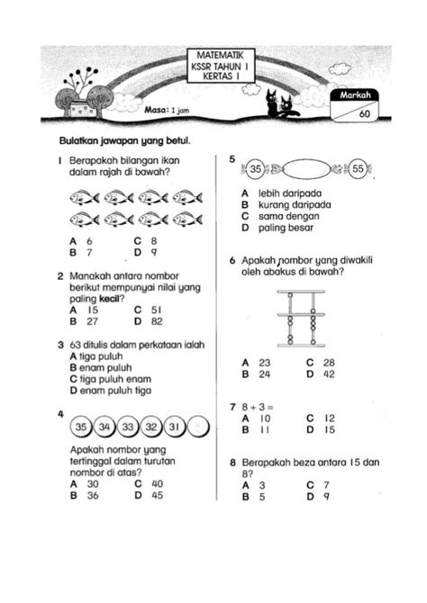 Soalan Akhir Tahun Tingkatan 4 Matematik