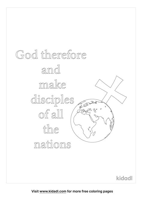 Free Coloring Pages For The Great Commission Hot Sex Picture