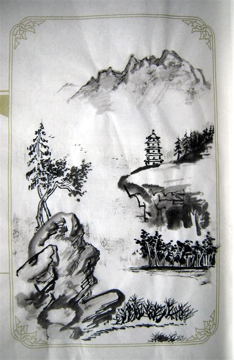 Chinese Landscape Drawing at PaintingValley.com | Explore collection of Chinese Landscape Drawing