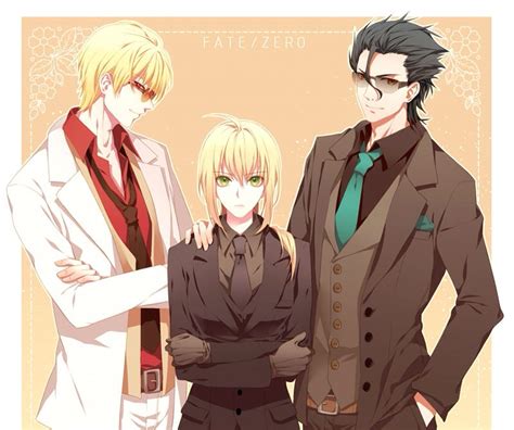 Gilgamesh Arturia Pendragon And Diarmuid Ua Duibhne Fate Zero Fate