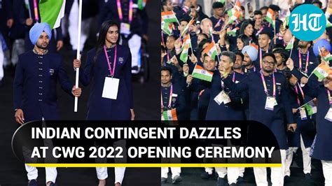 Cwg 2022 Pv Sindhu Manpreet Singh Lead Indian Contingent At Opening Ceremony In Birmingham