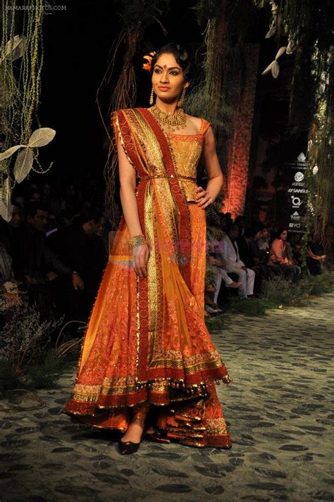 Model Walks The Ramp For Tarun Tahiliani Show On The Opening Day Of The