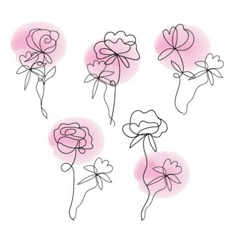 Rose Clipart Outline - MasterBundles