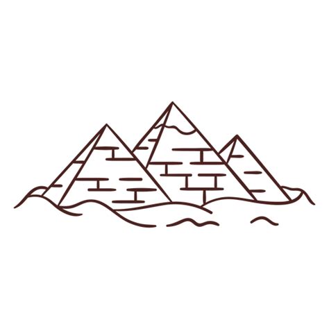 Egyptian symbol pyramid stroke – Artofit