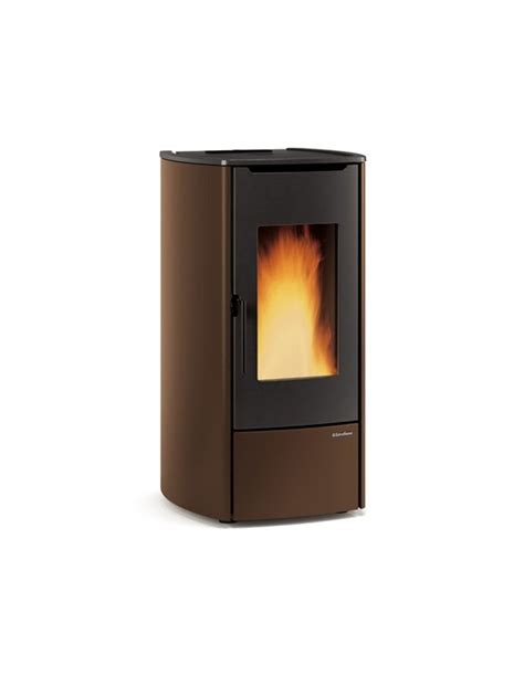 Stufa A Pellet Bronzo Idro Marina H13 17 5 KW La Nordica Extraflame