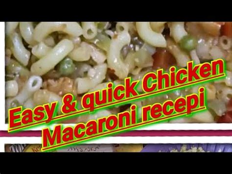 How To Make Macaroni Quick And Easy Macaroni Recipe Homemade