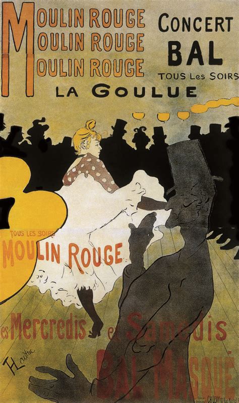 Moulin Rouge La Goulue 1891 Polychrome Lithograph Poster 191 X 117