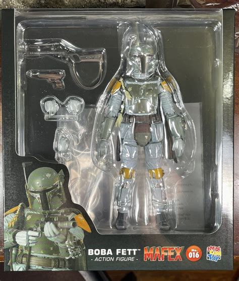 Play Mall All Muñecos de Colección Star Wars MAFEX No 016 Boba Fett