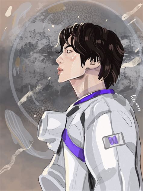 Fanarts Inspired By Bts Jin S The Astronaut That Are Out Of This