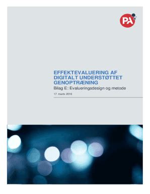 Fillable Online PA Report Titel P Bilag Fax Email Print PdfFiller