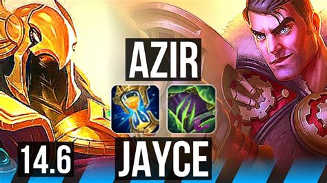 Azir Vs Jayce Mid Solo Kills Games Kr Grandmaster