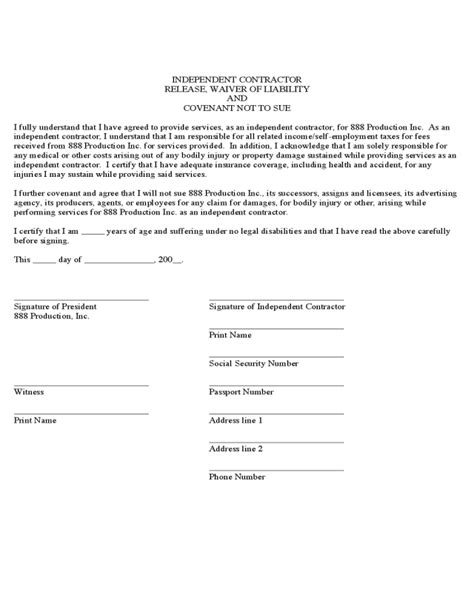 2022 Homeowner Liability Waiver Form Fillable Printable Pdf And Forms