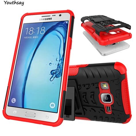 Sfor Samsung Galaxy On5 Case O5 G5500 G550 Dual Layer Armor Phone Tpu