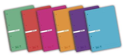 Cuaderno Enri Microperforado Tapa Pl Stico Cuadr Cula X