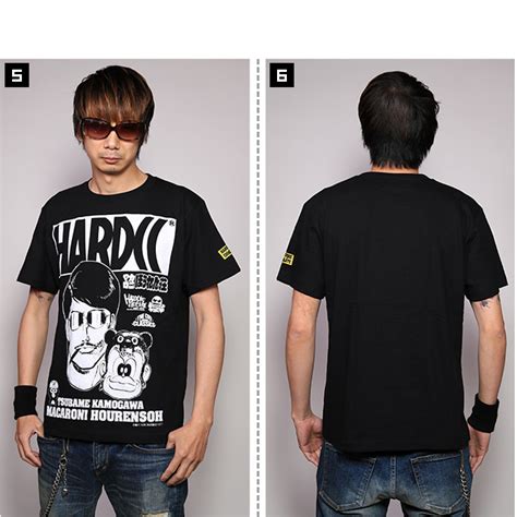 ハードコアチョコレート HARDCORE CHOCOLATE マカロニほうれん荘 トシちゃんきんどーちゃんブラック SS TEE T 829 BK Tシャツ 半袖 カットソー