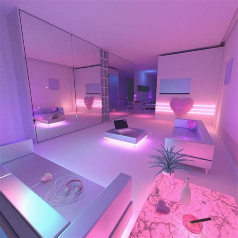 Crystal Essence Aesthetic Rooms Neon Bedroom Aesthetic Bedroom