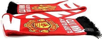 Amazon Manchester United FC Official Soccer Glory Glory Scarf One