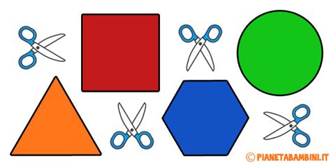 Figure Geometriche Piane Da Stampare E Ritagliare Per Bambini