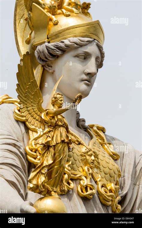 Statue Of Goddess Pallas Athene Hi Res Stock Photography And Images Alamy