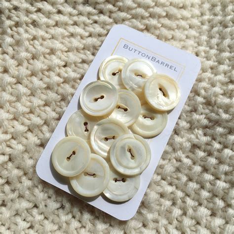 Papercraft U D Buttons Mother Of Pearl Button Antique Carved Mop