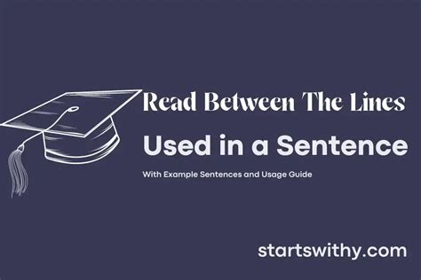 Read Between The Lines In A Sentence Examples 21 Ways To Use Read