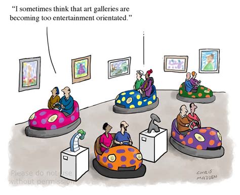 Entertainment In Art Galleries Cartoon