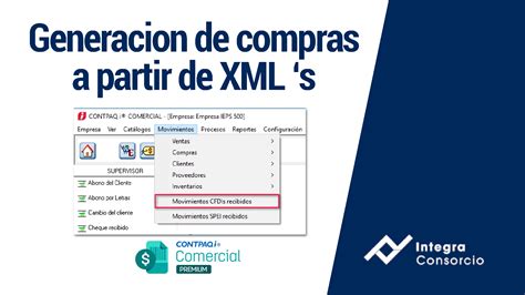 Art Culo Generaci N De Compras A Partir De Xml S En Contpaqi