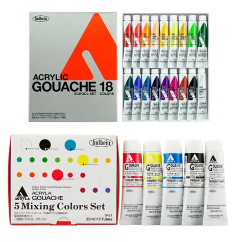 Holbein Acrylic Gouache Sets