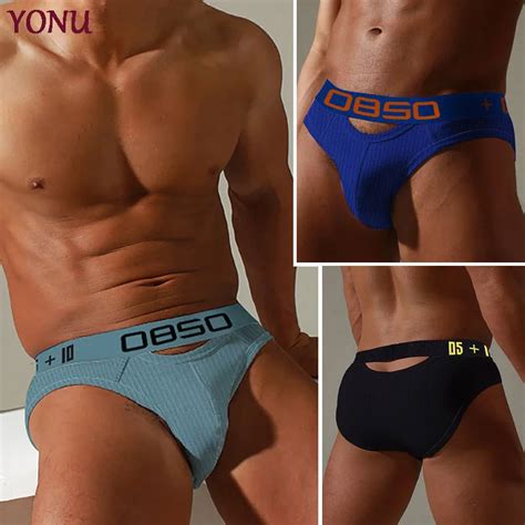 Wholesale Transparent Panties Sexy Gay Underwear Low Rise Cotton Thongs Boxer Briefs For Men