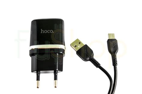 Сетевое зарядное устройство Hoco C12 Dual USB Charger Type-C 2.4A ...