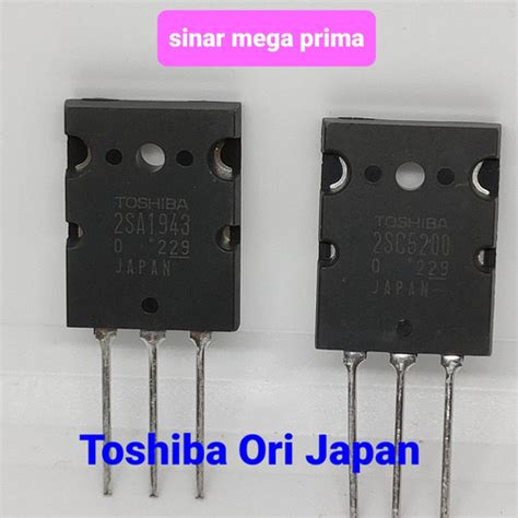 Jual Transistor 2SA1943 2SC5200 Toshiba Original Japan Jakarta Barat