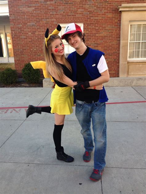 Pikachu And Ash Couple Halloween Costume Pikachu And Ash Costume