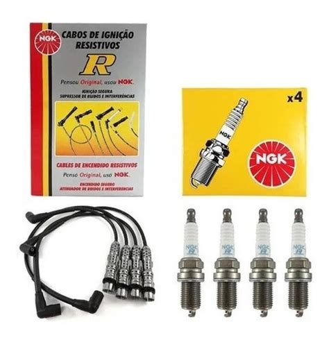 Kit Jogo Cabos E Velas Spacefox 1 6 8v 2011 Ngk Parcelamento Sem Juros