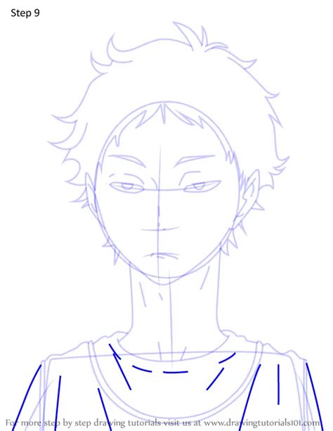 How To Draw Keiji Akaashi From Haikyuu Haikyuu Step By Step