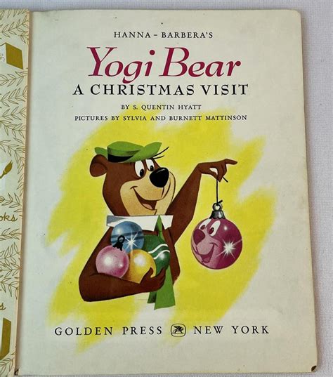 Lot 1961 Yogi Bear A Christmas Visit Little Golden Book By S