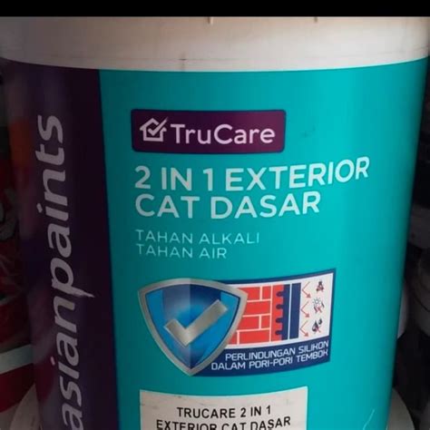 Jual CAT TEMBOK ASIAN PAINT TRUECARE 2 IN 1 EXTERIOR CAT DASAR 4KG