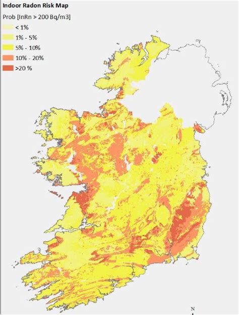 Radon Map Ireland Radon Map Europe Casami | secretmuseum