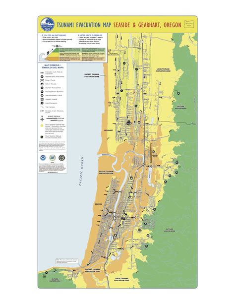 Oregon Coast Tsunami Map