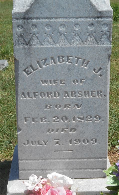 Elizabeth Jane Whitley Absher 1829 1909 Find A Grave Memorial