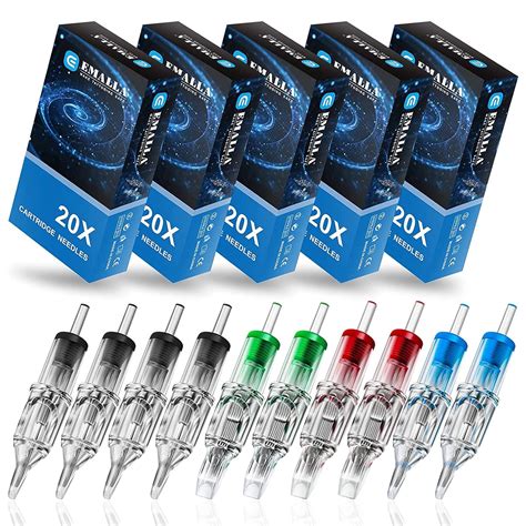 Amazon Emalla Tattoo Cartridge Needles 100Pcs Mixed Size 12 3RL