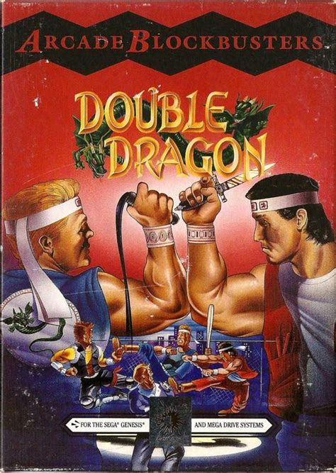 Double Dragon 1993 Genesis Box Cover Art MobyGames