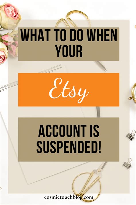 What To Do When Your Etsy Account Is Suspended Cosmic Touch Blog