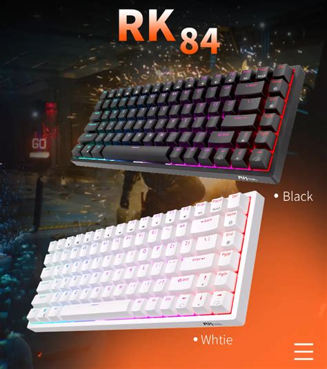 Royal Kludge RK RGB Hot swap คยบอรดเกมมง mode ไรสายบลทธและมสาย เปลยนสวตซได