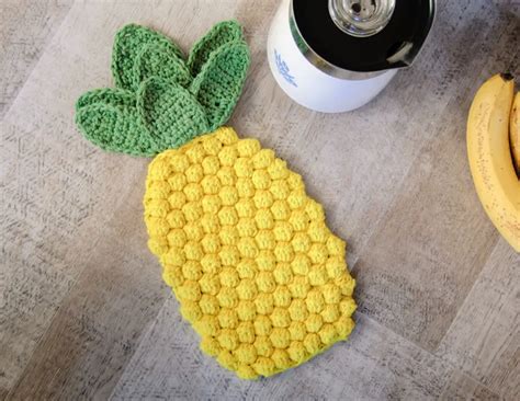 Free Crochet Hot Pad Patterns Easy Pattern Diy Folly