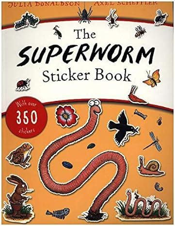 The Superworm Sticker Activity Book Packed With Mazes Dot To Dots