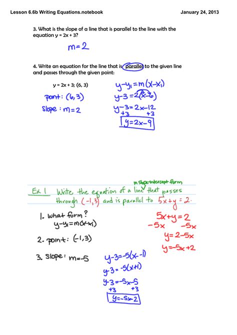 Write An Equation Of A Line That Is Parallel To Y 5x 3 Tessshebaylo