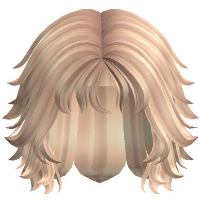 Short Messy Wolf Cut In Blonde Roblox