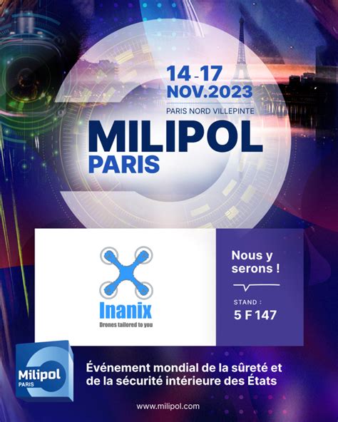 Salon Milipol Paris 2023 Inanix